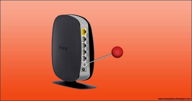 Reset belkin router with pin