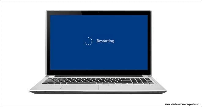 restart laptop